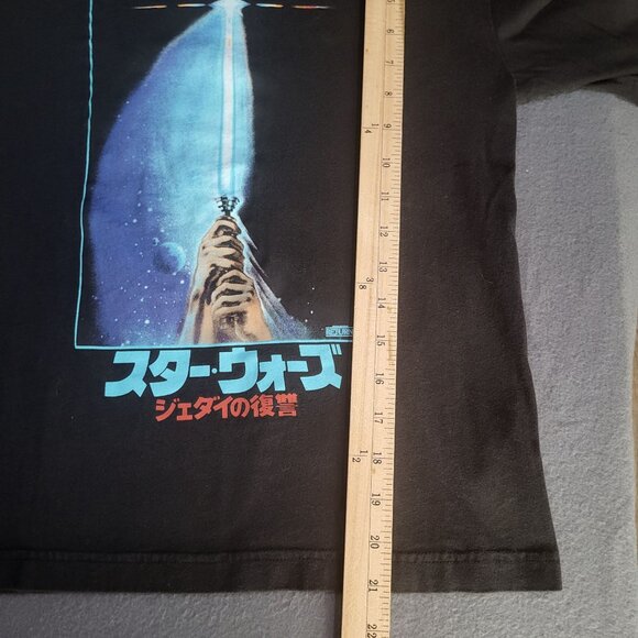 GAP Teen x STAR WARS SZ 10 Moonless Night LS Graphic T Shirt Return of the Jedi - Picture 6 of 9